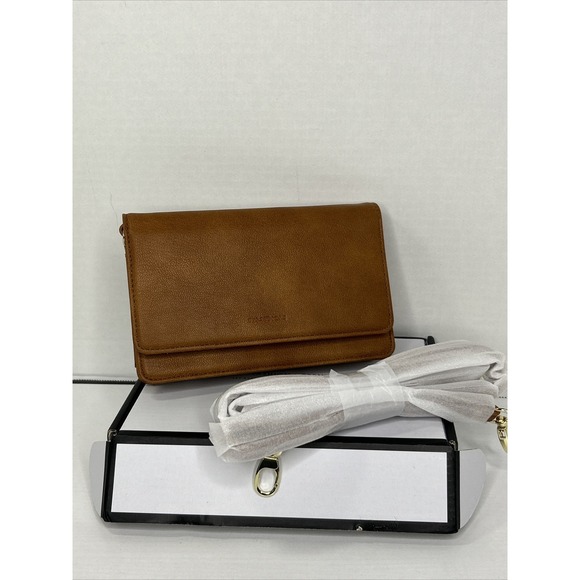 nuoku Crossbody Bag Cellphone Purse Wallet Camel Brown - Picture 1 of 9